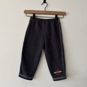 HARLEY DAVIDSON Toddler Boy Sweatpants Size 3T Distressed Fabric Everyday Play